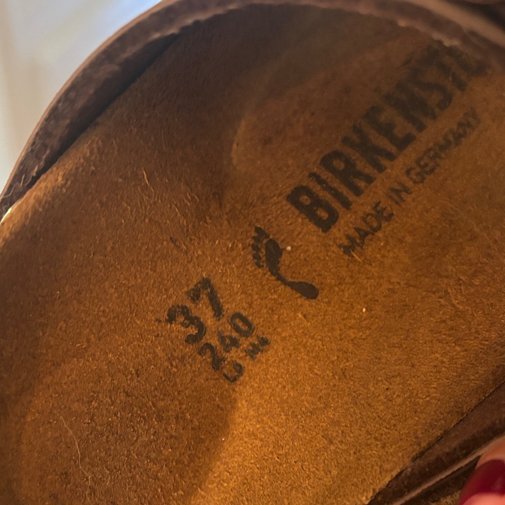 Birkenstock Taupe Double Strap Sandals - Picture 3 of 3